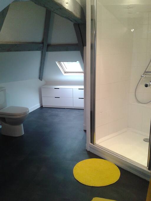 Salle de douche et toilettes indépendant