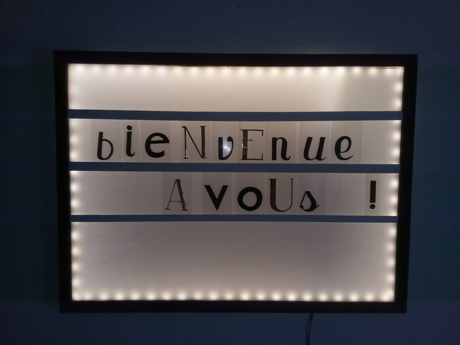 Chez nous comme chez vous!