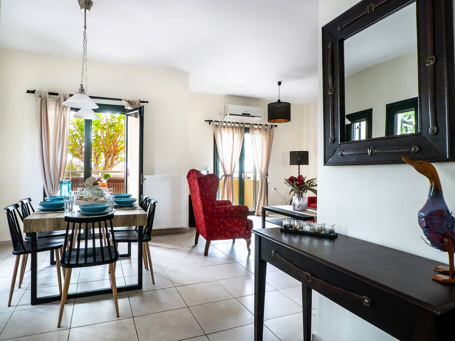 Living Room- Dining Room in one plan ...