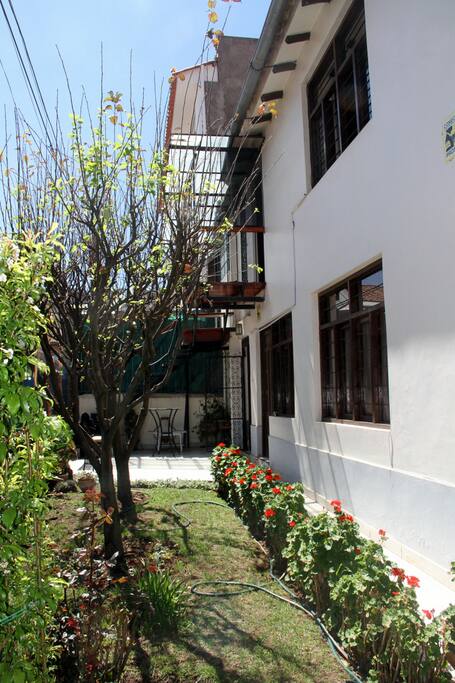con jardines para tomar el sol
