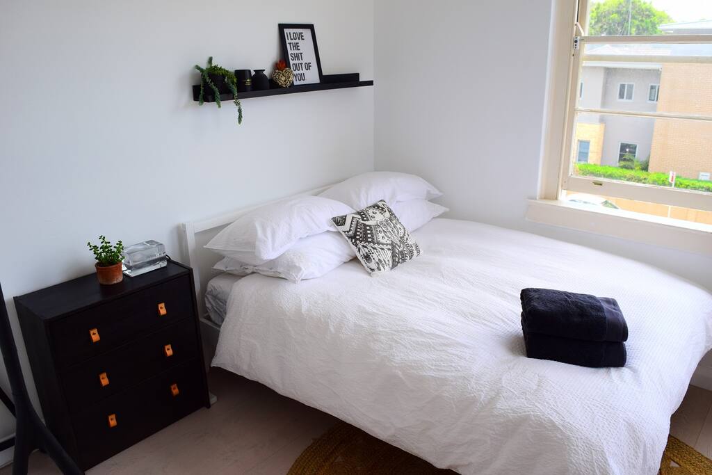 Your airy bedroom