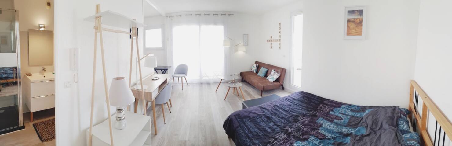 Studio lumineux proche gare et centre-ville