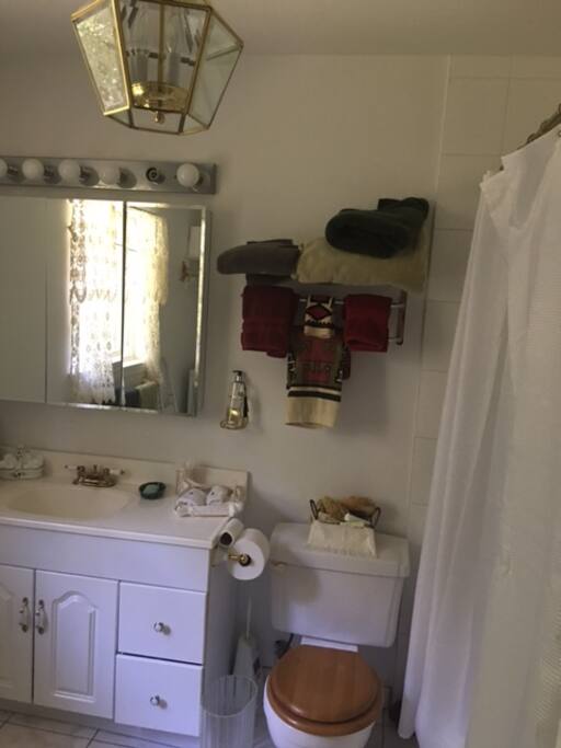 A shower after the beach.