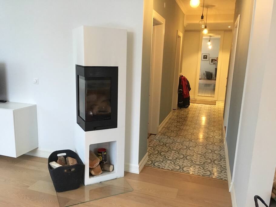 The whole apartment is renovated