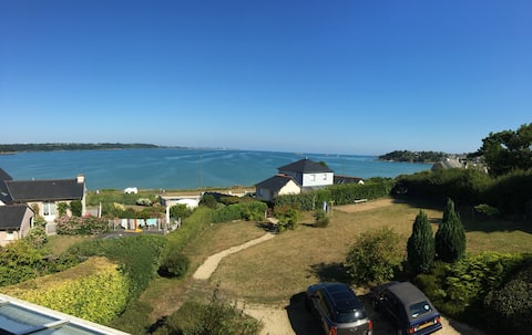 Family home with great sea views.