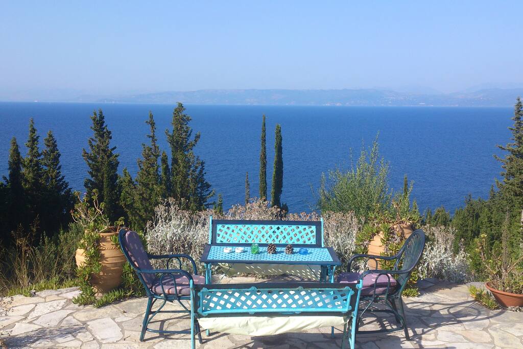 The terrace