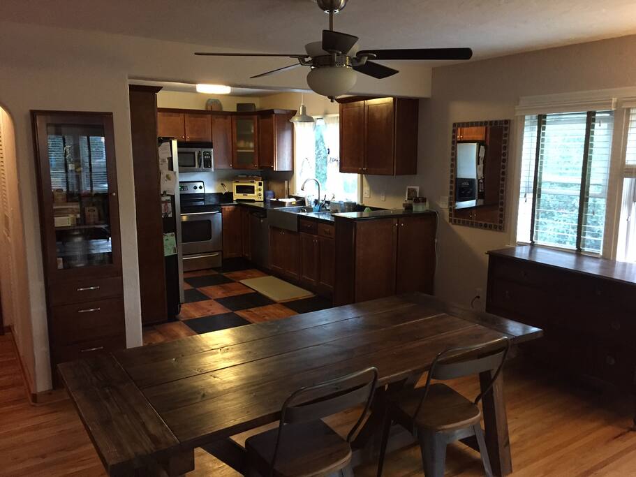 Kitchen + Dining Area