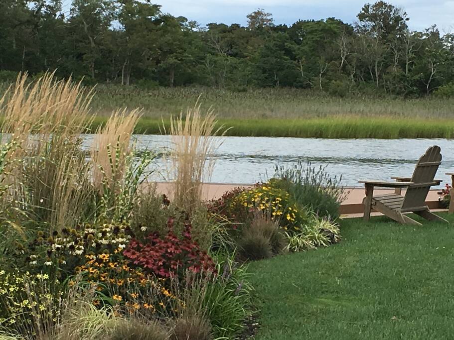 This photo taken in July - not sure what flowers and plants in bloom in June. But still beautiful and serine