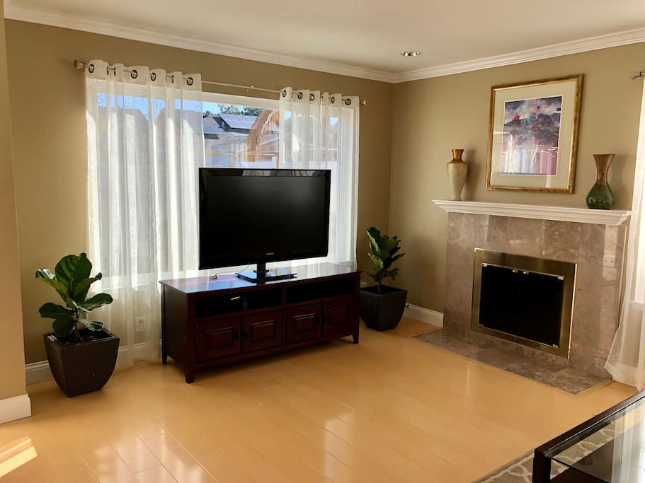 Shared living room with 48" Smart Apple TV