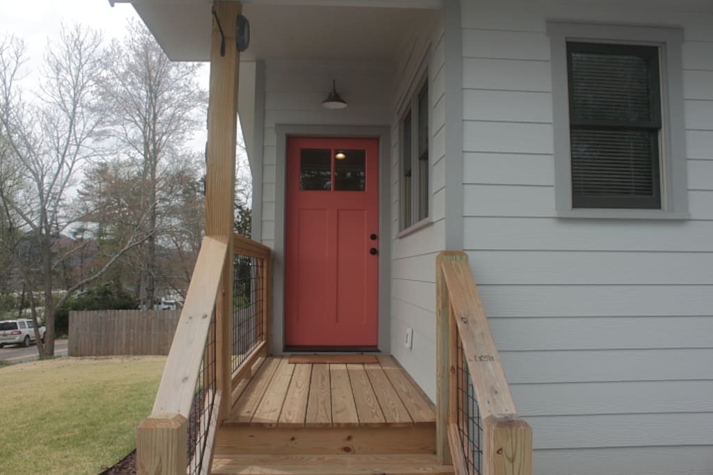 Front door - left