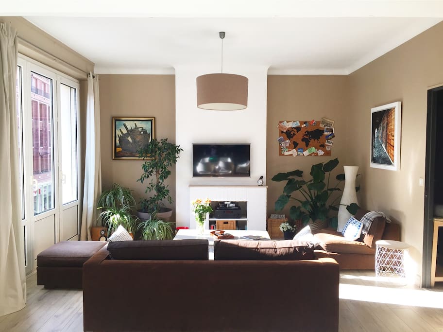 Living-room with HD TV