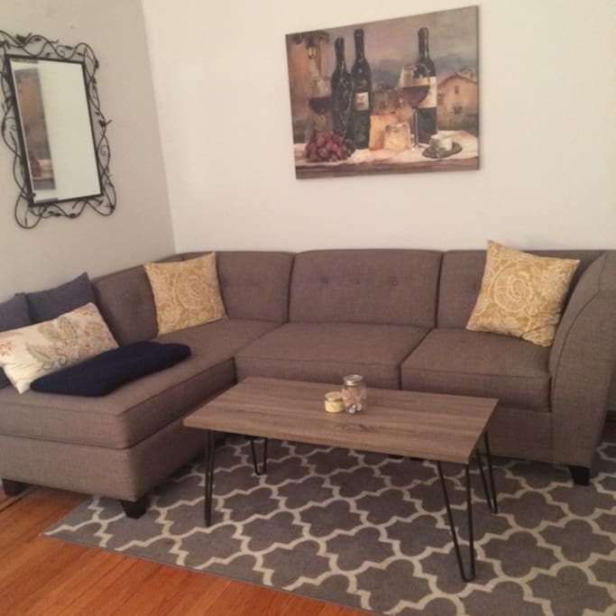 Separate lounging area