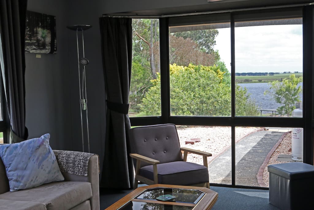 Lake view from unit