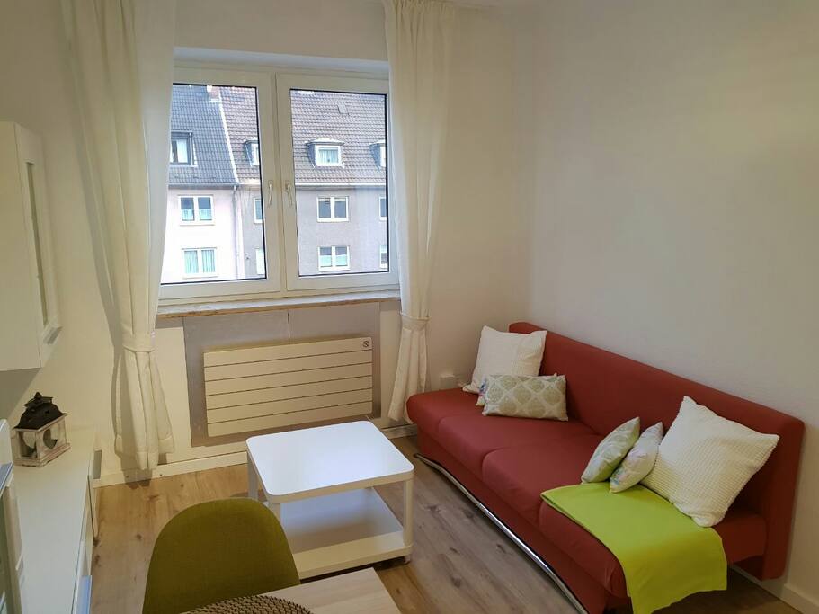 our comfortable living & tv room