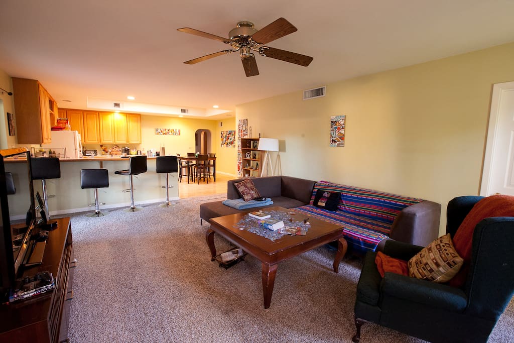 Shared living room.