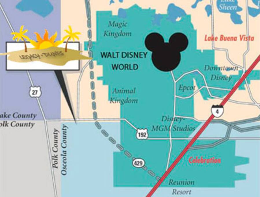 Legacy Dunes Map