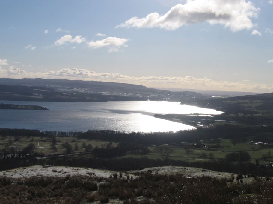 Loch Lomond from our hills
