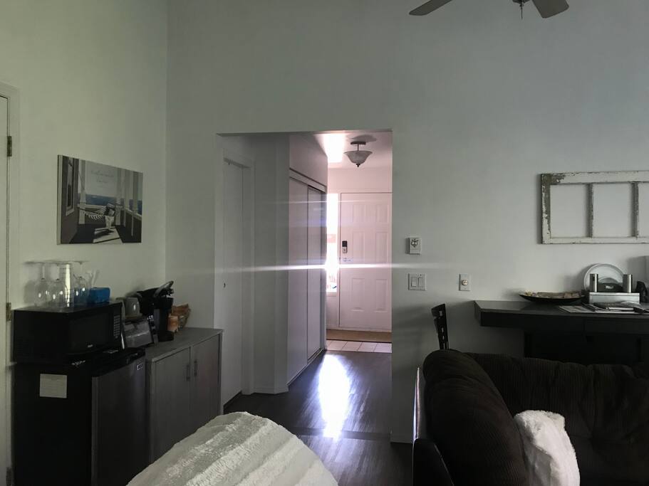 Private entrance to Suite