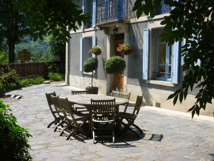 Patio area.