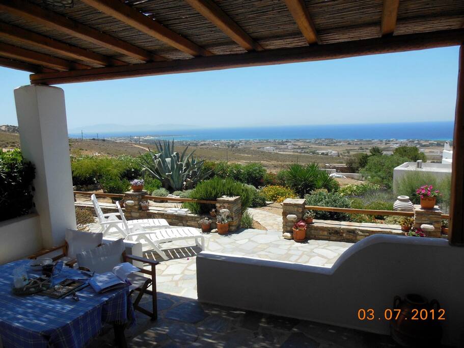 View from the main/covered veranda