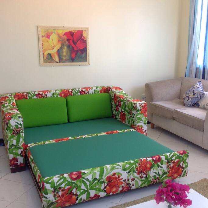 sofá cama confortável
