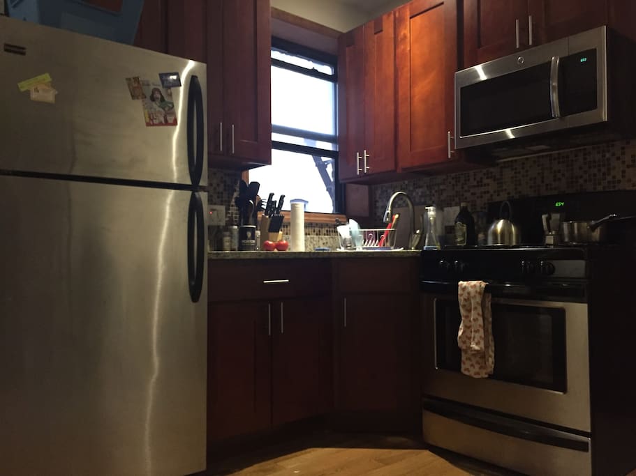 Shared kitchen.