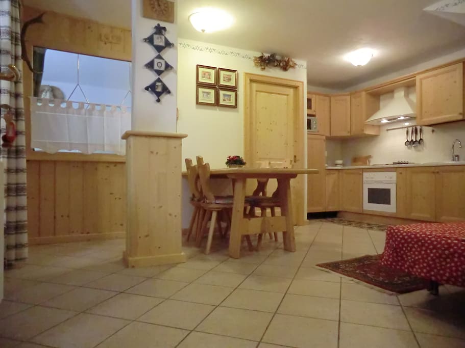 Sala con cucina