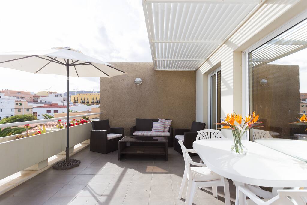 Amplia terraza
