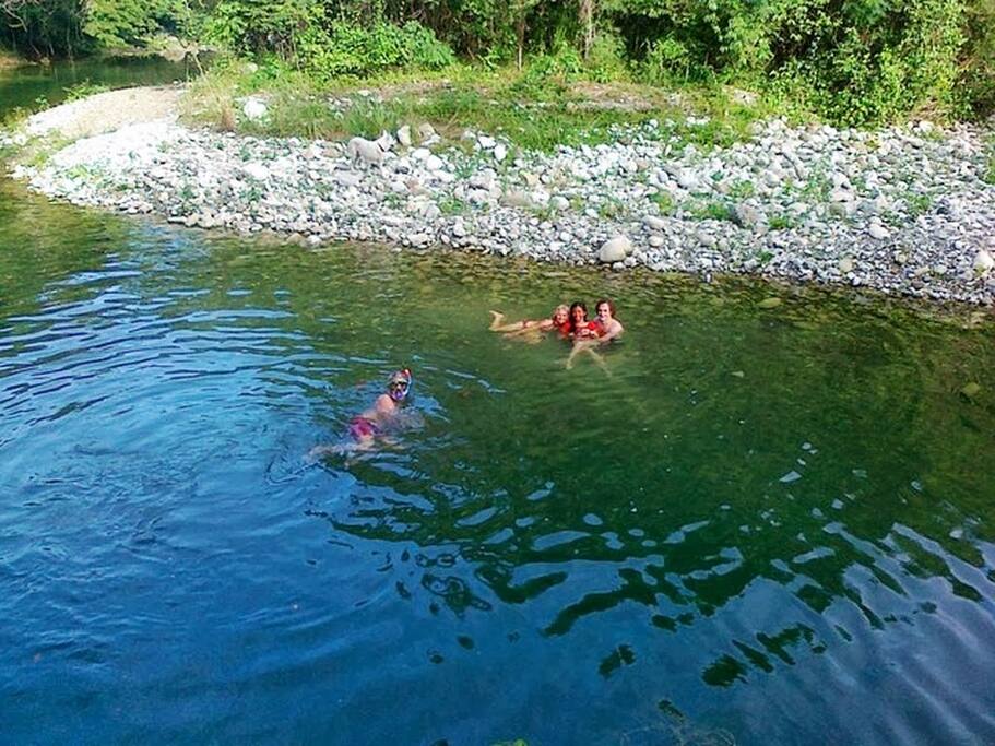 Swim in fresh water!