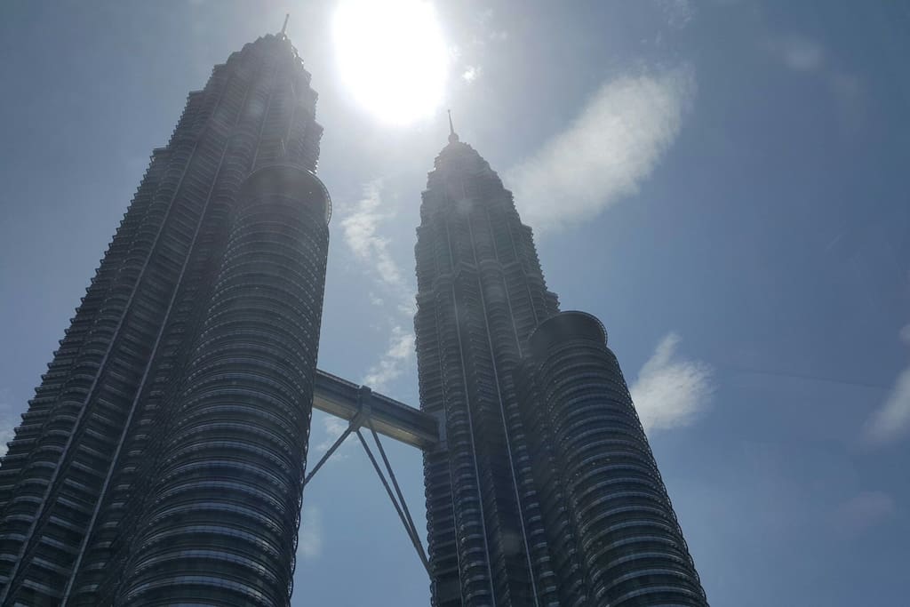 Petronas Twin Towers 15 mins walk