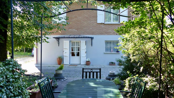 At Greta's House, relax in the garden