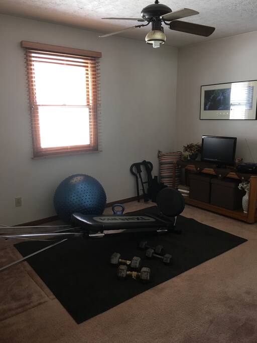 Workout room next to your room !