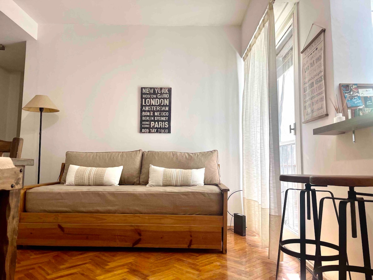 Departamento de 1 dormitorio en Recoleta