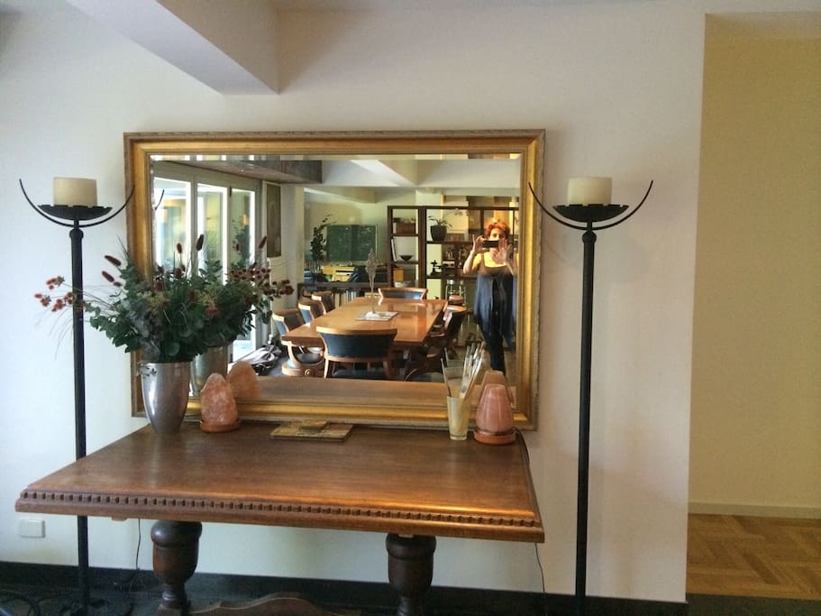 Tasteful decor throughout