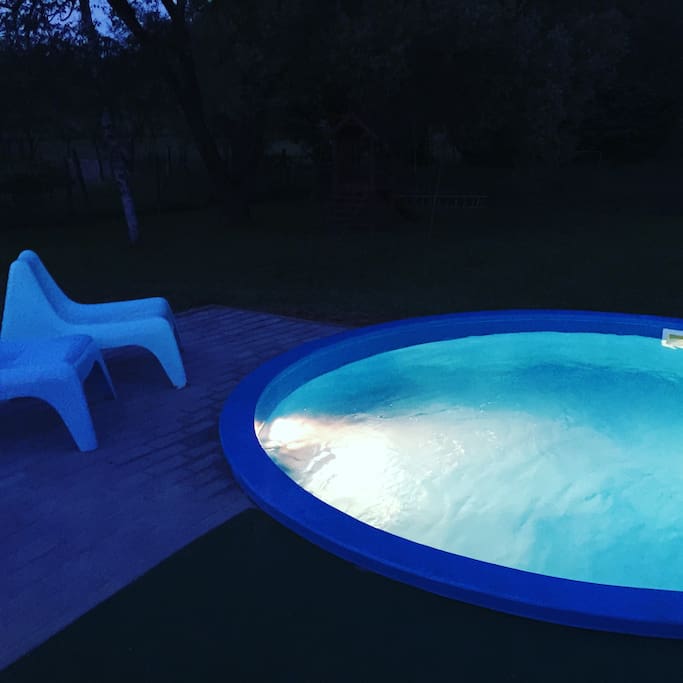 pool by night