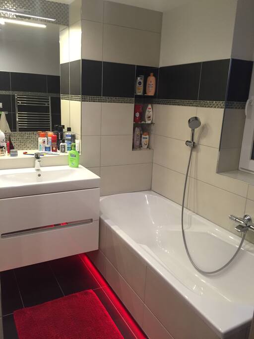 Vaňa v kúpeľni / Bath tube in bathroom