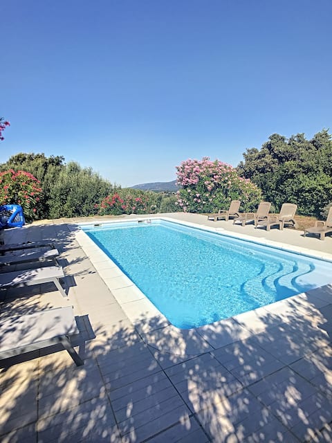 Figari PORTO VECCHIO Villa 12 pers Piscine PLAGES