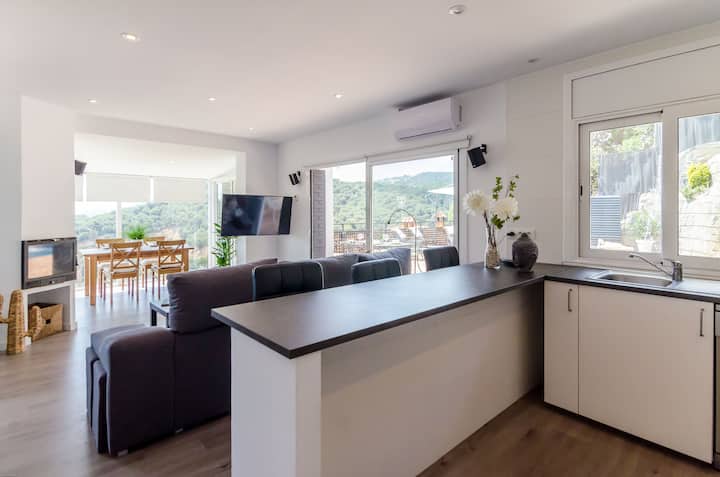 Villa Luxury Piscina Y Cascada 2 Min De La Playa - Lloret de Mar