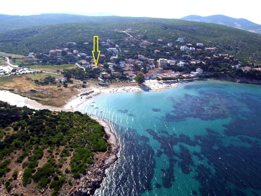 Posizione casa
spiaggia Maladroxia
