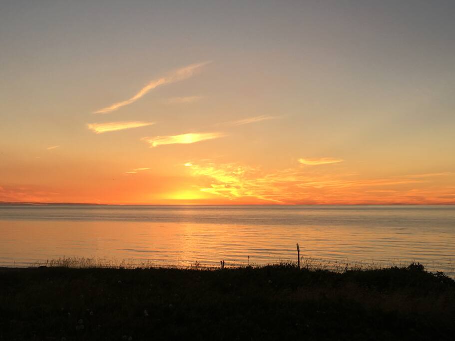 Sunset at beach