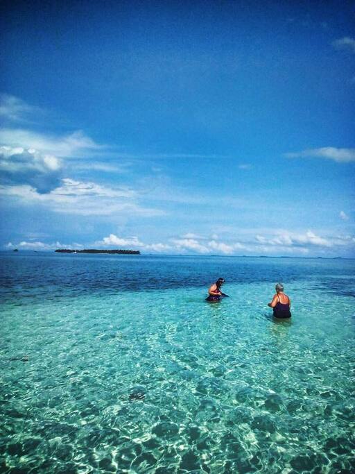 Crystal clear water