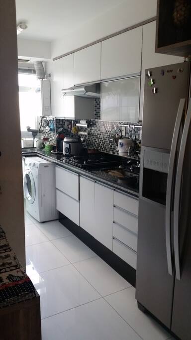 Cozinha e lavanderia