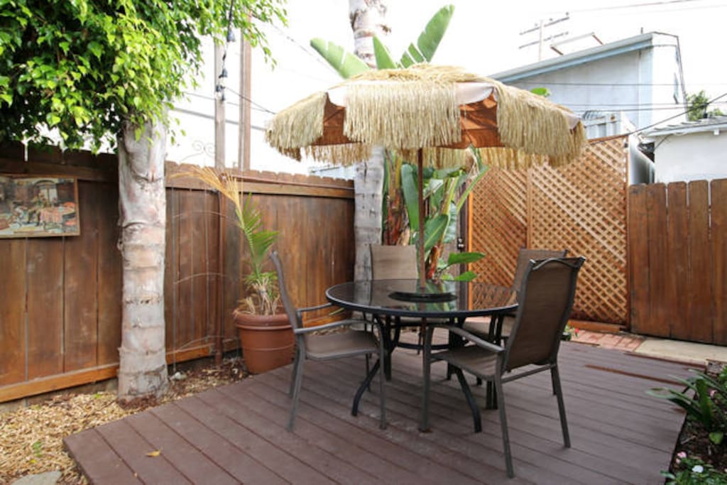 Private Back Patio