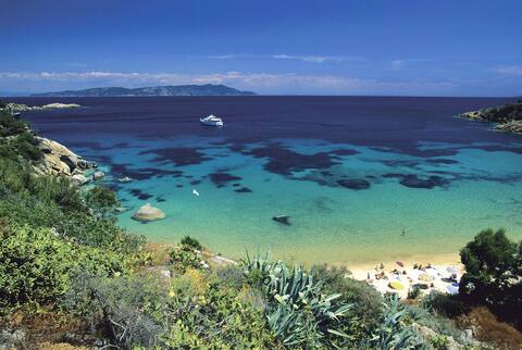 Villa Calypso 8 pax, waterfront w. boat free WiFi