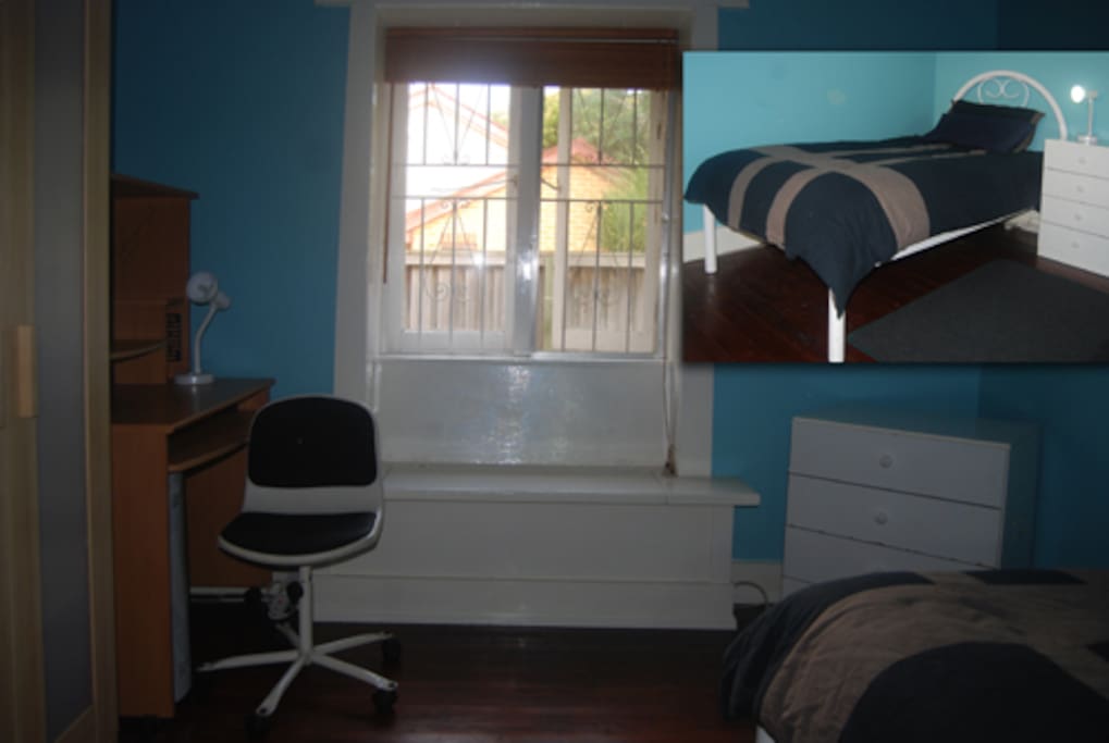 One of the bedrooms