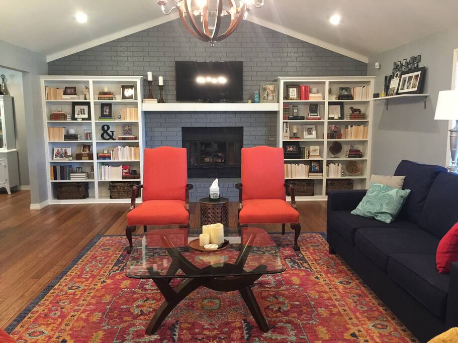 Living Room with 2 Large Couches