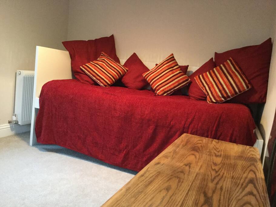 Day-bed as sofa