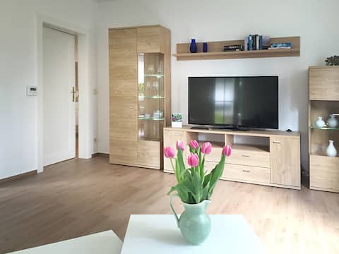 Successful Airbnb property: Spacious apartment in the countryside in Chemnitz
