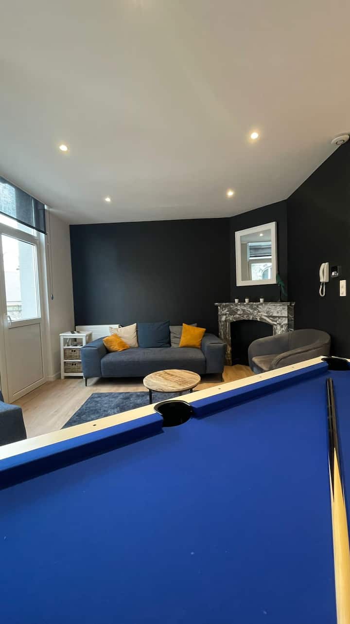 Duplex de luxe, jacuzzi/sauna/billard/terrasse