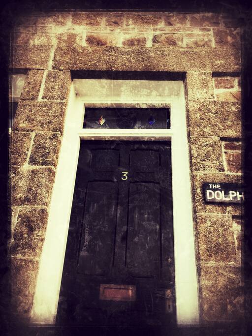 Through the main entrance to the house, you will find the communal reception, right in front of you is us, No. 2!